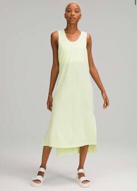 Lululemon All Yours Tank Maxi Dress in Crispin Green Size 10